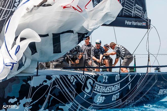 Sorcha enjoying their time on the water – Rolex TP52 World Championship © Nico Martinez/ Martinez Studio